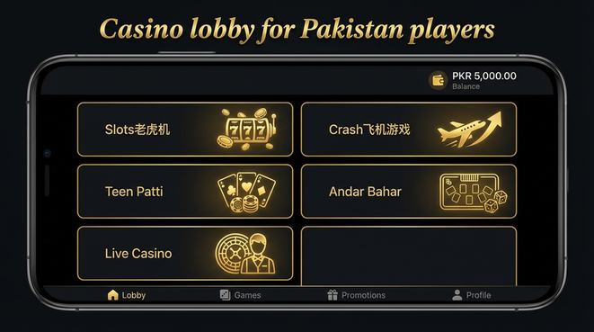 Lobby view of betrupees for Pakistan users - 4